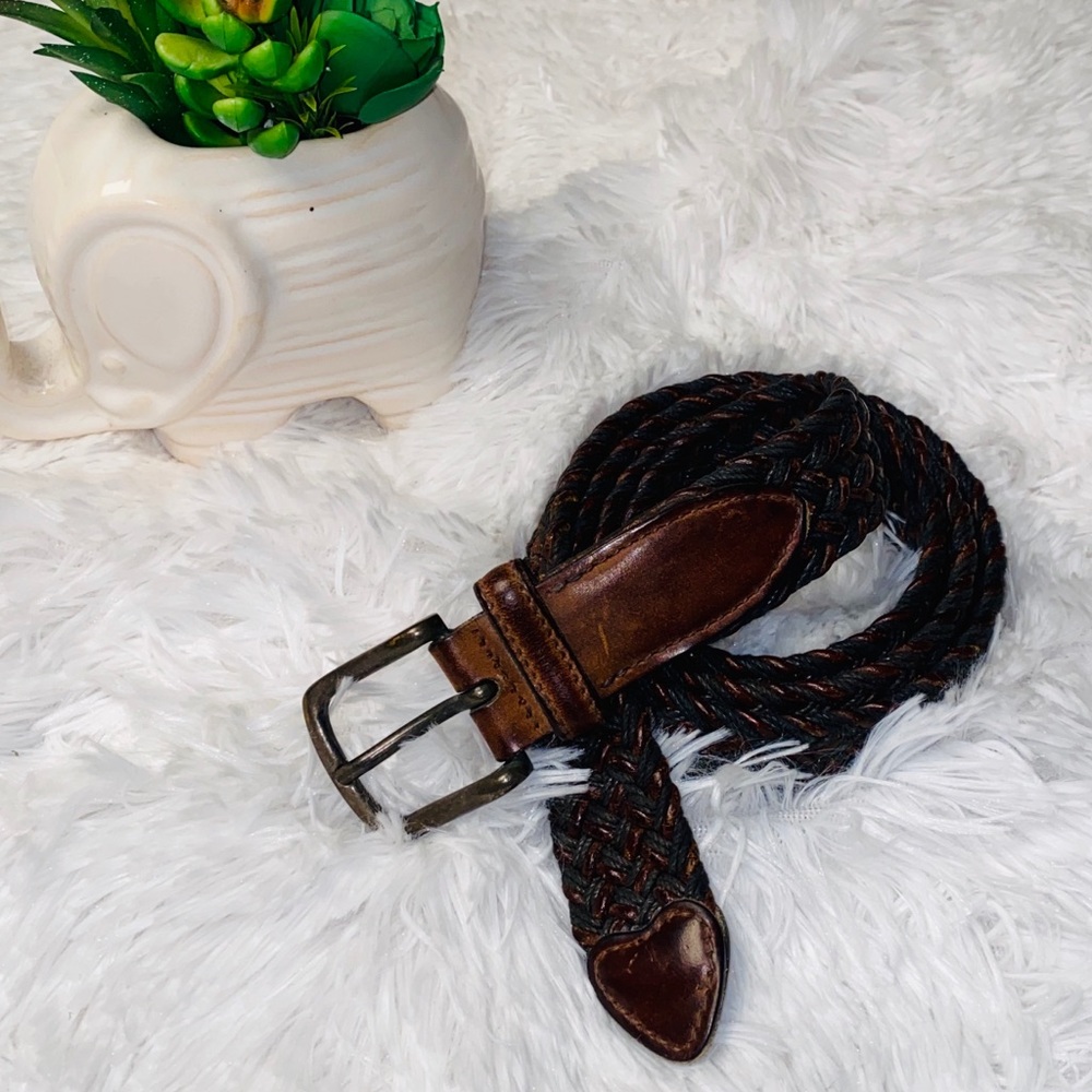 Trafalgar | Leather Woven Belt